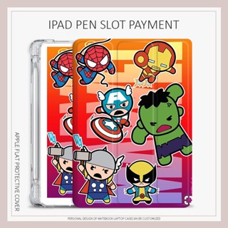 เคส ลาย Marvel The Avengers สําหรับ iPad mini1 2 3 4 5 6 air4 5 iPad 10.2 gen7 8 9 gen10 iPad pro11 2022 iPad