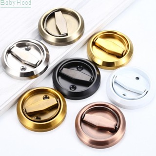 【Big Discounts】Stainless Steel Invisible Recessed Round Invisible Cup Ring Handle Door Cabinet#BBHOOD