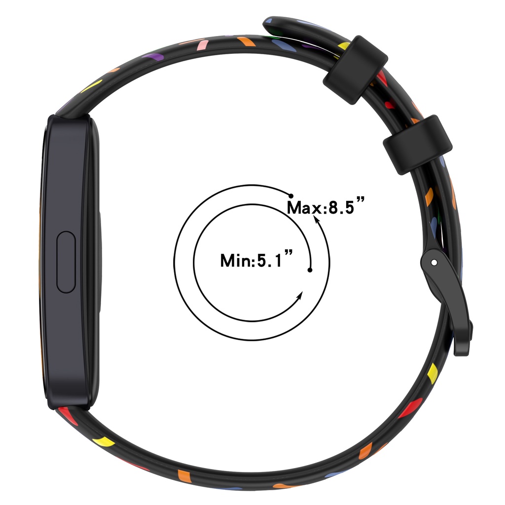สายนาฬิกาข้อมือซิลิโคน สําหรับ Huawei Band 10 9 8 7 6 pro Honor Band 6 7
