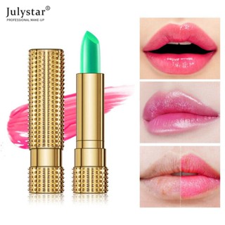 JULYSTAR Natural Aloe Vera Lipsticks Long Lasting Moisturizing Temperature Change Color Lipstick Green Lipstick Makeup