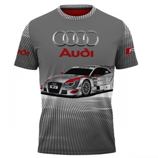 เสื้อกีฬาแขนสั้น ลายทีม Audi F1 D098 3D