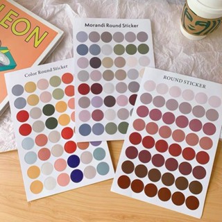 สติกเกอร์ ลายจุด สีโมแรนดี้ สําหรับติดตกแต่งผนังบ้าน