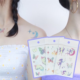 Ins Cute Cartoon Stickers Beauty Personalized Waterproof Tattoo Stickers