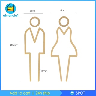 [Almencla1] ป้ายโปสการ์ด สําหรับห้องน้ํา โรงแรม ห้างสรรพสินค้า