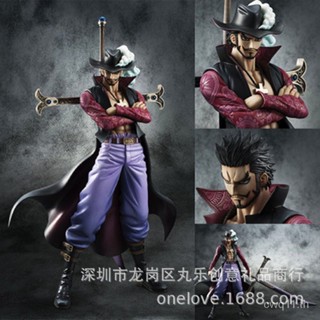 พร้อมส่ง โมเดลฟิกเกอร์ One Piece POP Wang Xia Qiwuhai Hawkeye Mihawk Swordsman ส่งภายใน 24 ชั่วโมง