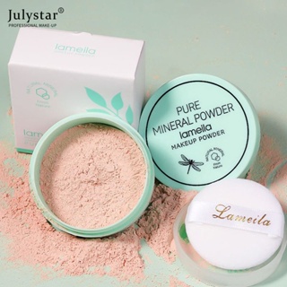 JULYSTAR Makeup Setting Loose Powder Face Oil-control Matte Finish Lasting Long Make Up Translucent Cosmetic