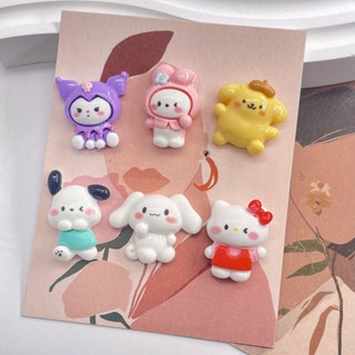 [3#] Sanrio สไตล์ใหม่ การ์ตูนเรซิ่น เครื่องประดับ อุปกรณ์เสริม เคสโทรศัพท์ diy กาวครีม แฮนด์เมด กิ๊บติดผม อุปกรณ์ตกแต่งรถยนต์ สติกเกอร์ถ้วยน้ํา รองเท้า หัวเข็มขัด FN