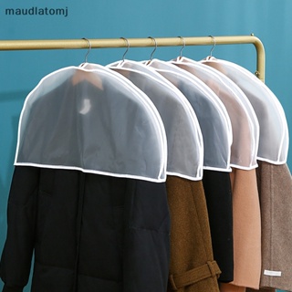 Maud ถุงคลุมเสื้อผ้า ป้องกันฝุ่น สําหรับชุดสูท เสื้อโค้ท 1/5 ชิ้น