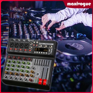 [Maxivogue] เครื่องผสมเสียง 6 ช่อง สําหรับบันทึกเสียง DJ Stage Music