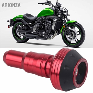 ARIONZA สีแดง 10 มม. Anti Crash Falling Protector Frame Slider อุปกรณ์เสริมรถจักรยานยนต์สากล