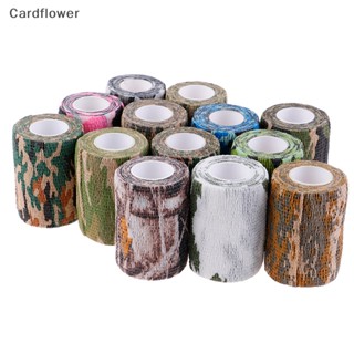 &lt;Cardflower&gt; เทปกาว ลายพราง มีกาวในตัว สําหรับพันกล้ามเนื้อ