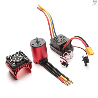 Ctoy มอเตอร์ไร้แปรงถ่าน S3650 2300KV 60A ESC XT60 แบบเปลี่ยน สําหรับรถยนต์ 1 8 1 10 Tamiya