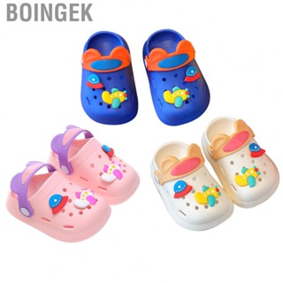 Boingek Hole Shoe  Kid Sandal PVC Lightweight Flexible Non Slip for Home