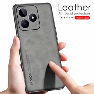 เคสโทรศัพท์มือถือหนังแกะ TPU นิ่ม ป้องกันกล้อง สําหรับ Realme C53 realmi C53 C 53 53C RealmeC53 6.74 นิ้ว