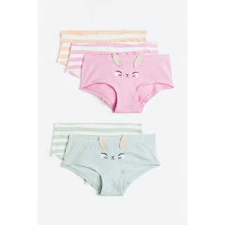 H&amp;M กางเกงในฮิปสเตอร์แพ็ก 5 ตัว Girl 5-pack hipster briefs 0651030_1