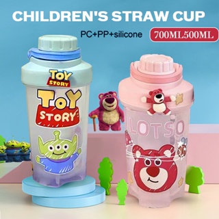 ขวดน้ําดื่ม ลายการ์ตูน ขวดน้ำ กระบอกใส่น้ำเด็กแบบพกพา 500ml Toy Story