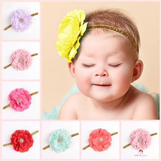 Innocence ที่คาดผมเด็กแรกเกิด ลายดอกไม้ 3D ยืดได้ สําหรับของขวัญวันเกิด