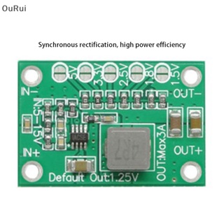 {RUI} บอร์ดแปลงไฟ DC 5~16v เป็น 1.25v 1.5v 1.8v 2.5v 3.3v 5v 3A {OuRui.th}