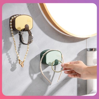 Creative Bag Hook Wall Hanging Adhesive Punch-free Seamless Hook Hat Headset Storage Rack Headband Necklace Seamless Hanger Home Accessories [COD]