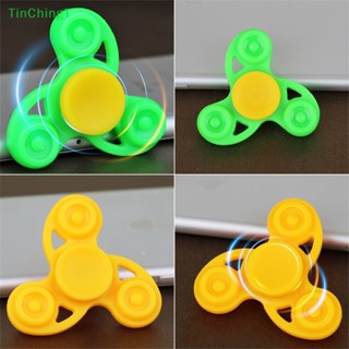 [TinChingT] ของเล่น Tri Fidget Hand Spinner พลาสติก ขนาด 48x48 มม. สําหรับเล่นคลายเครียด [ใหม่]