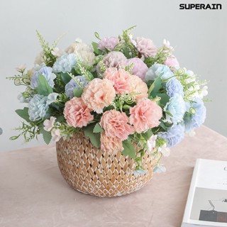 [sr Flower] ดอกคาร์เนชั่นปลอม 7 หัว ไม่จางหาย สําหรับวันแม่