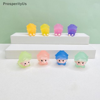 [ProsperityUs] ตุ๊กตาฟิกเกอร์เรืองแสง ขนาดเล็ก ของเล่นสําหรับตกแต่งบ้าน สวน 1 ชิ้น