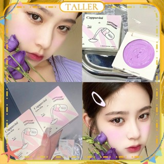 ✧Ready Stcok Cappuvini Cute Milk Cream Blush Whitening Naturally Brightening Matte Girly Blush Cream High Pigment Long Lasting Rouge Face Makeup TALLER เครื่องสำอางสำหรับใบหน้า