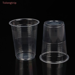 Tolongtrip&gt; ถ้วยพลาสติกใส สําหรับใส่เครื่องดื่ม ปิกนิก ปาร์ตี้วันเกิด 50 ชิ้น