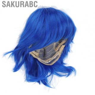 Sakurabc Cosplay Wig Short Fluffy Natural Anime Party Costume Synthetic Hair HR6