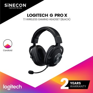 Logitech หูฟังเกมมิ่งไร้สายพร้อมไมค์ G Pro X Wireless Gaming Headset with Blue Voice, DTS Headphone 7.1