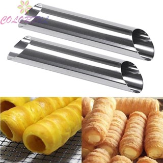 【COLORFUL】Cream Horn Mould Pastry Mold Reusable 12.5*3.2cm Bread Baking Brand New