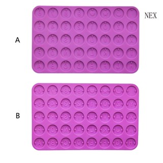 Nex แม่พิมพ์เรซิ่น ทรงกลม ลายตัวอักษร สําหรับทําเครื่องประดับ