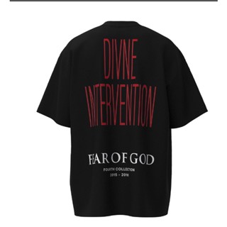 ❤ พร้อมส่ง ❤ เสื้อยืด พิมพ์ลายรูปปั้น FEAR OF GOD สไตล์วินเทจ