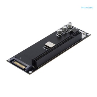 Btm อะแดปเตอร์ PCIe เป็น SFF-8611 SFF-8611 เป็น PCIe PCI-Express 16X สําหรับเมนบอร์ด