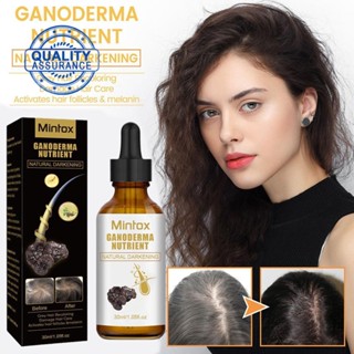 Ganoderma เซรั่มบํารุงเส้นผม ป้องกันผมหงอก 30 มล. L0K5