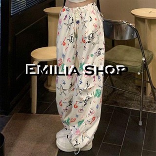 EMILIA SHOP  กางเกงขายาว กางเกงเอวสูง ผู้หญิงสไตล์เกาหลี เสื้อผ้าแฟชั่นผู้หญิง y2k 2023 ใหม่  ทันสมัย สวยงาม ins รุ่นใหม่ A93L01T 36Z230909