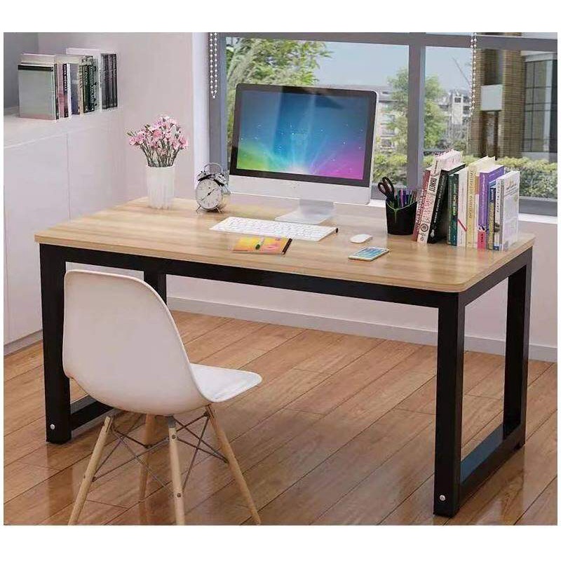 Yifeng โต๊ะทำงาน โต๊ะ สีไม้ ขาเหล็ก YF-1320