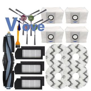 แผ่นกรอง HEPA ความจุสูง แบบเปลี่ยน สําหรับเครื่องดูดฝุ่น ECOVACS DEEBOT X1 OMNI TURBO