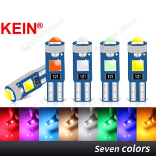 Kein หลอดไฟ Led T5 W3W 3030 พร้อมแดชบอร์ดโปรเจคเตอร์ ไฟสัญญาณ 73 74 สําหรับรถจักรยานยนต์