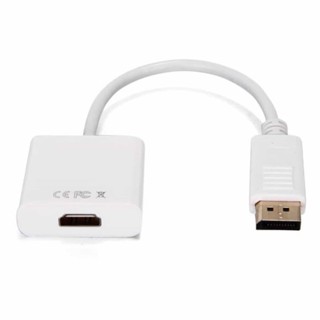 (892) NAVA IT DISPLAY PORT TO HDMI FEMALE ADAPTER อุปกรณ์แปลงสัญญาณ สีขาว ประกัน 1 ปี