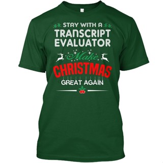 เสื้อยืด พิมพ์ลาย Transcript Evaluator สําหรับผู้ชาย (3) XS-4XL-5XL-6XL