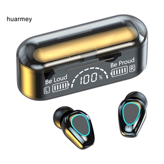 Huarmey G35B หูฟังบลูทูธไร้สาย หน้าจอดิจิทัล LED IPX5 กันน้ํา ลดเสียงรบกวน สําหรับขับขี่