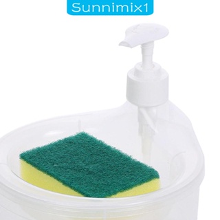 [Sunnimix1] เครื่องจ่ายสบู่เหลว และฟองน้ํา สําหรับห้องครัว