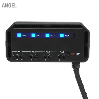 Angel ฟิวส์ 4 ทาง และกล่องรีเลย์ 12V 20A พร้อมไฟแสดงสถานะ Led สําหรับรถจักรยานยนต์ รถยนต์ รถบรรทุก Rv Ev