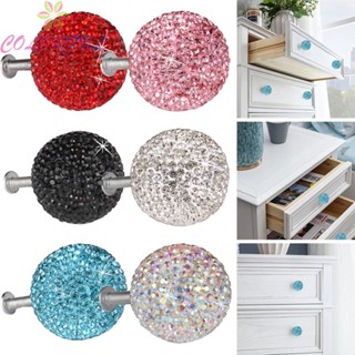 【COLORFUL】Handles Glitter Lake Blue Pink Wardrobe White Ball Shape Black Bright Red