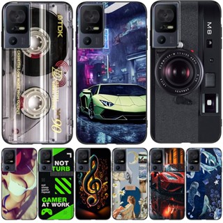 เคสซิลิโคนนิ่ม Tpu ลายแมว สําหรับ TCL 40SE