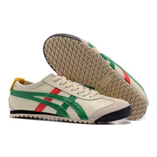 ข้อเสนอพิเศษ แบบจํากัดเวลา! Asics Tiger Onitsuka รองเท้าลําลอง ข้อสั้น สไตล์คลาสสิก