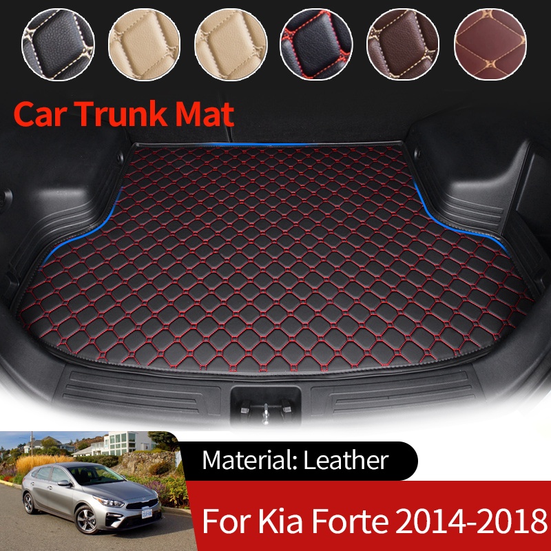 สําหรับ Kia Forte Cerato K3 YD 2014 ~ 2018 2017 รถ Boot Liner Cargo ด้านหลัง Trunk Mats กระเป๋าเดินท