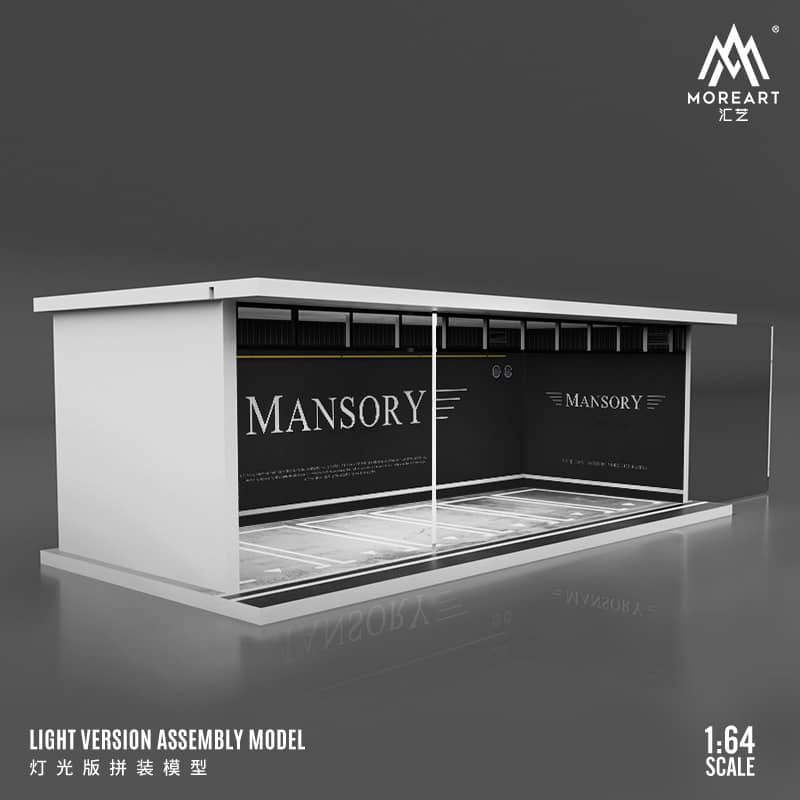 MOREART 1/64 DIORAMA GARAGE MANSORY