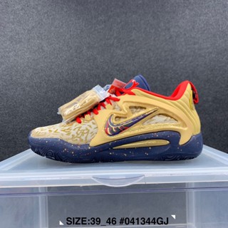 Nk Zoom KD 15 EP Kevin Durant 15 Gold NBA รองเท้ากีฬา รองเท้าบาสเก็ตบอล ลําลอง สําหรับผู้ชาย